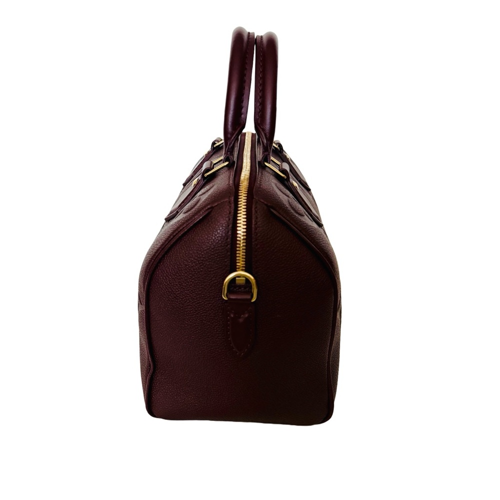 Louis Vuitton Speedy 25 Bandouliere Burgundy Wine Monogram Giant Limited Edition - Picture 4 of 15